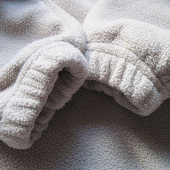 Seaworld Adventure Parks Shamu Pull Over Sweater Size 5 Beige Tail Zipper Flawed - Picture 11 of 13